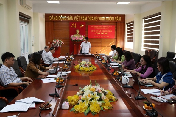 Trường Đào tạo cán bộ Nguyễn Văn Cừ tổ chức sinh hoạt chuyên đề “Chi bộ 35” và tổng kết thí điểm sinh hoạt chuyên đề “Chi bộ 35”