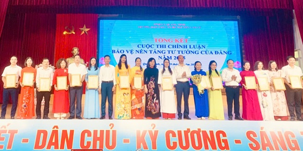 Trường Đào tạo cán bộ Nguyễn Văn Cừ tổng kết Cuộc thi chính luận bảo vệ nền tảng tư tưởng của Đảng năm 2025