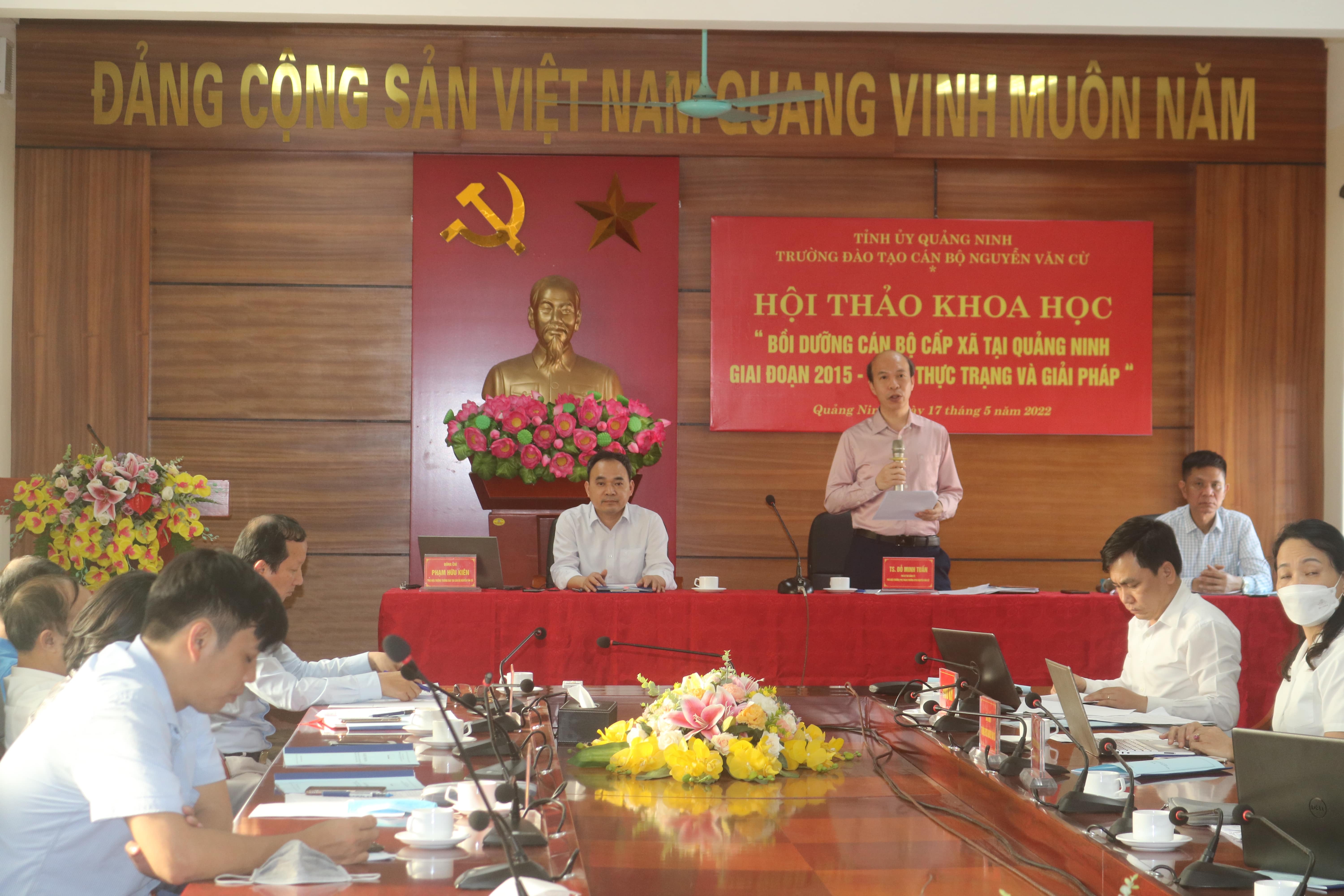 HỘI THẢO KHOA HỌC “Bồi dưỡng cán bộ cấp xã tại tỉnh Quảng Ninh, giai đoạn (2015 -2020) – Thực trạng và giải pháp”