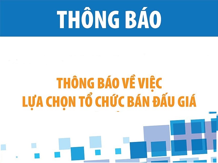 Thông báo lựa chon đơn vị tổ chức đấu giá