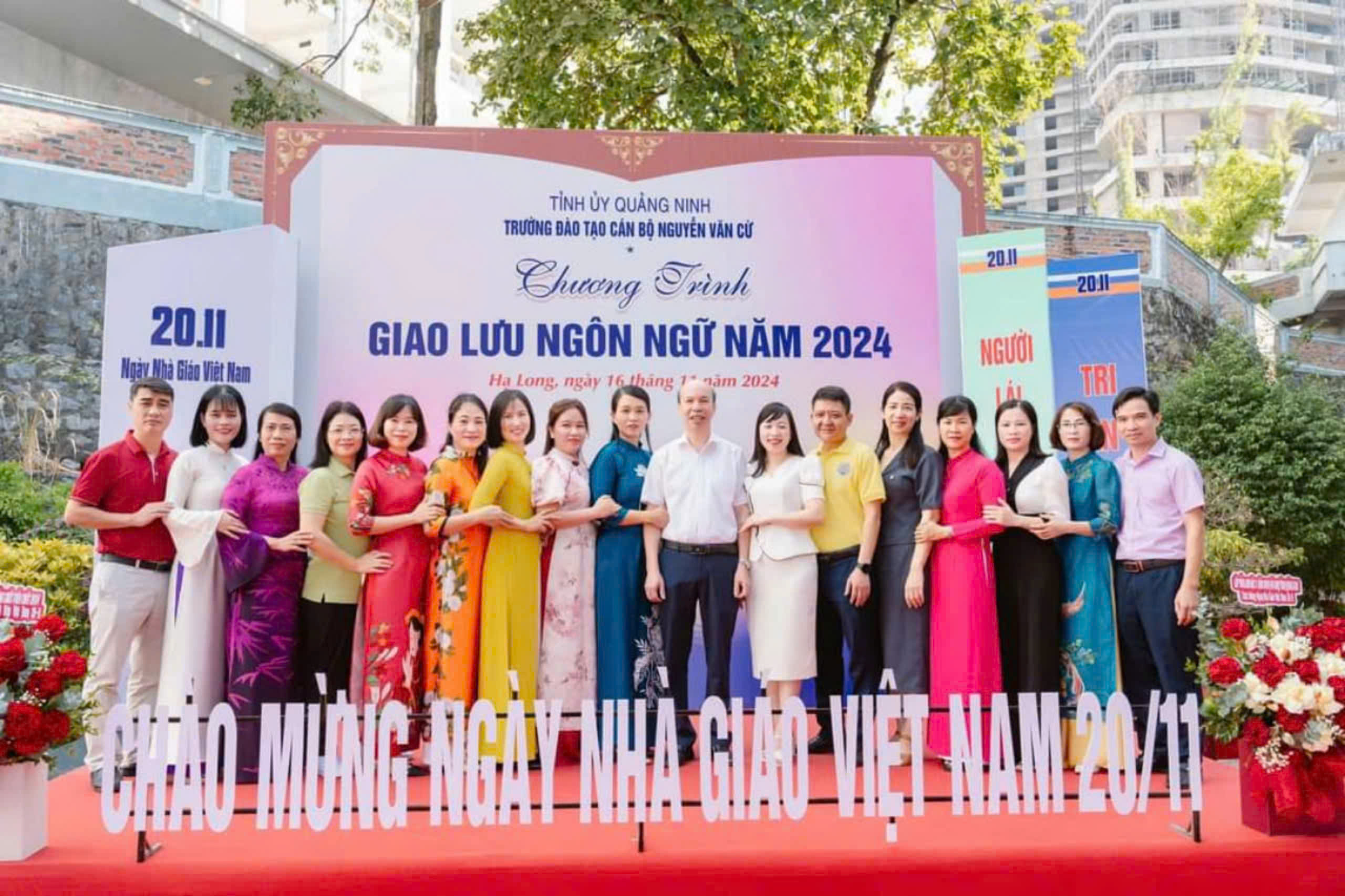 TRƯỜNG ĐÀO TẠO CÁN BỘ NGUYỄN VĂN CỪ TỔ CHỨC  CHƯƠNG TRÌNH GIAO LƯU NGÔN NGỮ NĂM 2024